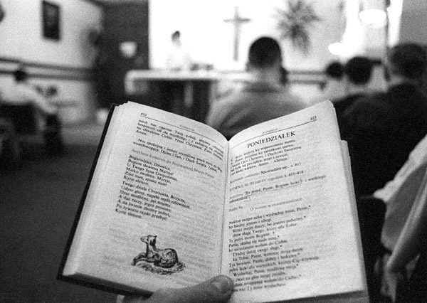 Wieczorna modlitwa w bursie